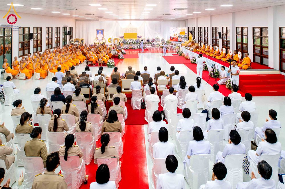 ภาพ No.315139:วันจันทร์ที่ 23 มีนาคม พ.ศ. 2569 พิธีบำเพ็ญกุศล คุณพ่อณรงค์ จินตมากุล  สิริอายุ 99 ปี 11 เดือน โยมบิดา พระครูปลัดรัตนวีรวัฒน์ (รังสฤษดิ์ อิทฺธิจินตโก) ที่ปรึกษาเจ้าคณะจังหวัดปทุมธานี เจ้าอาวาสวัดพระธรรมกาย  ณ ห้องปลูกศรัทธา 2 วัดพระธรรมกาย ปทุมธานี