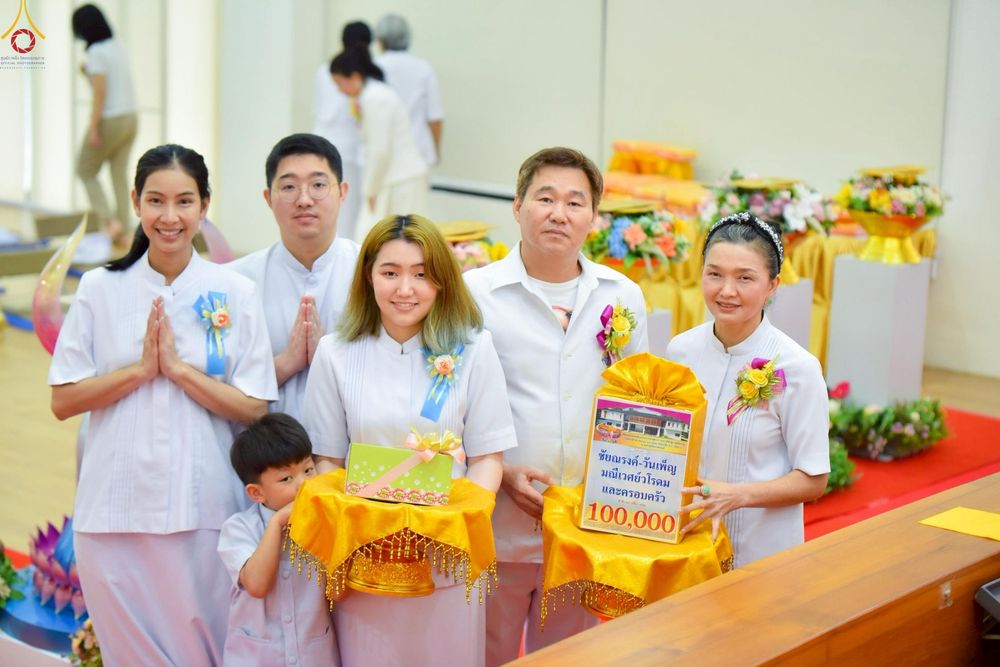 ภาพ No.249944:วันอังคารที่ 30 กันยายน พ.ศ. 2568 พิธีตอกเสามงคลต้นแรกอาคารเศรษฐีถาวร ที่พักผู้มาปฏิบัติธรรม ณ ศูนย์ปฏิบัติธรรมจันทบุรี