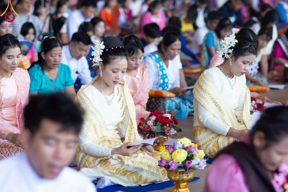 ภาพ No.100038:พิธีทอดผ้าป่า เมียนมาร์ และพิธีสวดธรรมจักร ครั้งที่ 5 ประจำปี พ.ศ. 2566 วันอาทิตย์ที่ 3 ธันวาคม พ.ศ. 2566
