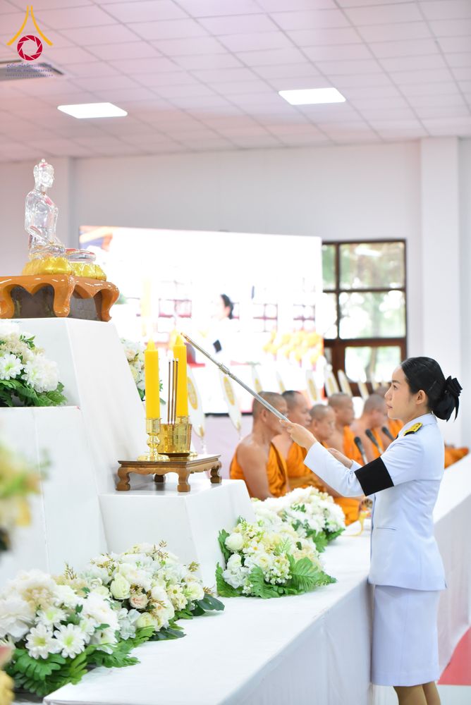 ภาพ No.280633:วันศุกร์ที่ 12 ธันวาคม พ.ศ.2568 พิธีบำเพ็ญกุศลปัญญาสมวาร (50 วัน) อุทิศถวายพระราชกุศลแด่ “พระพันปีหลวง” ณ วัดพระธรรมกาย