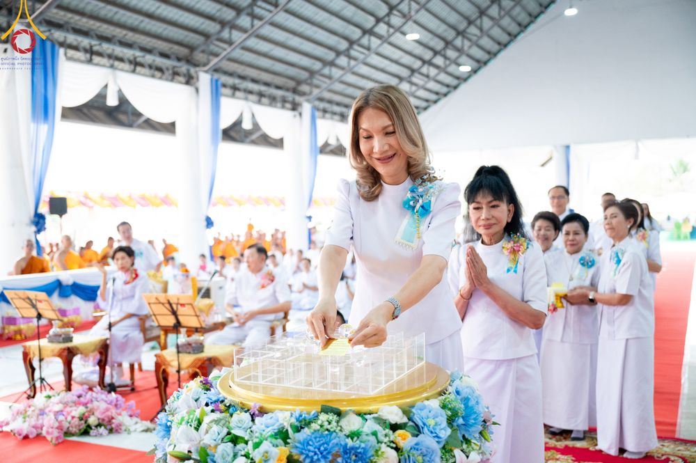 ภาพ No.311014:วันอาทิตย์ที่ 22 กุมภาพันธ์ พ.ศ. 2569 พิธีประดิษฐานพระประธาน “พระธรรมกาย” ณ ธุดงคสถานอำนาจเจริญ จังหวัดอำนาจเจริญ