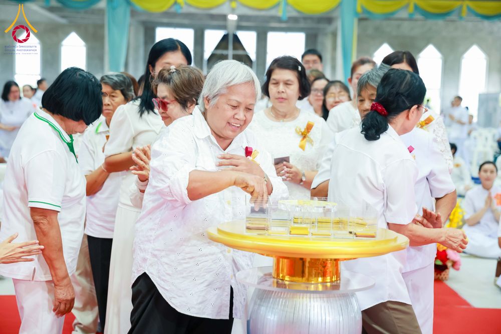 ภาพ No.315694:วันอาทิตย์ ที่ 22 มีนาคม พ.ศ. 2569 พิธีทอดผ้าป่าฉลองพระประธาน พิธีประดิษฐานพระบรมสารีริกธาตุในองค์พระประธาน พิธีจารึกชื่อบรรจุในแผ่นฌาน ณ ศูนย์ปฏิบัติธรรมสมุทรปราการ (บางบ่อ)