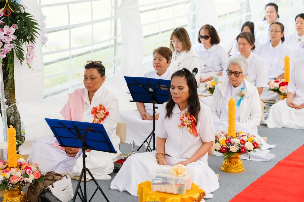 ภาพ No.286198:วันที่ 13 กรกฎาคม พ.ศ. 2568  พิธีทอดผ้าป่าฉลอง 13 ปี  วัดพระธรรมกายสวิตเซอร์แลนด์