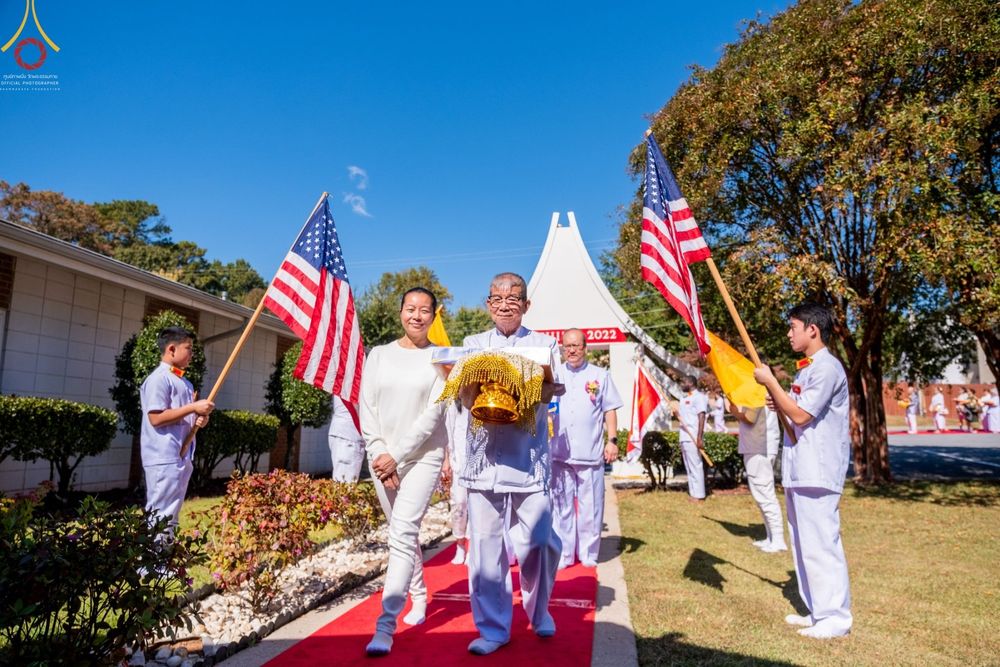 ภาพ No.63974:พิธีทอดกฐินสามัคคี ประจำปีพุทธศักราช 2565 ณ วัดพระธรรมกายจอร์เจีย ประเทศสหรัฐอเมริกา วันอาทิตย์ที่  23  ตุลาคม  พ.ศ. 2565