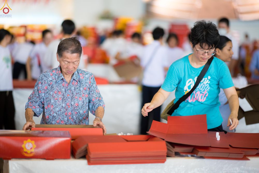 ภาพ No.320607:วันที่ 10 เมษายน พ.ศ.2569 การเตรียมกล่องไทยธรรม เพื่องานถวายมหาสังฆทาน 40,000 กว่าวัดทั่วประเทศ วันคุ้มครองโลก 22 เมษายน พ.ศ.2569 วัดพระธรรมกาย