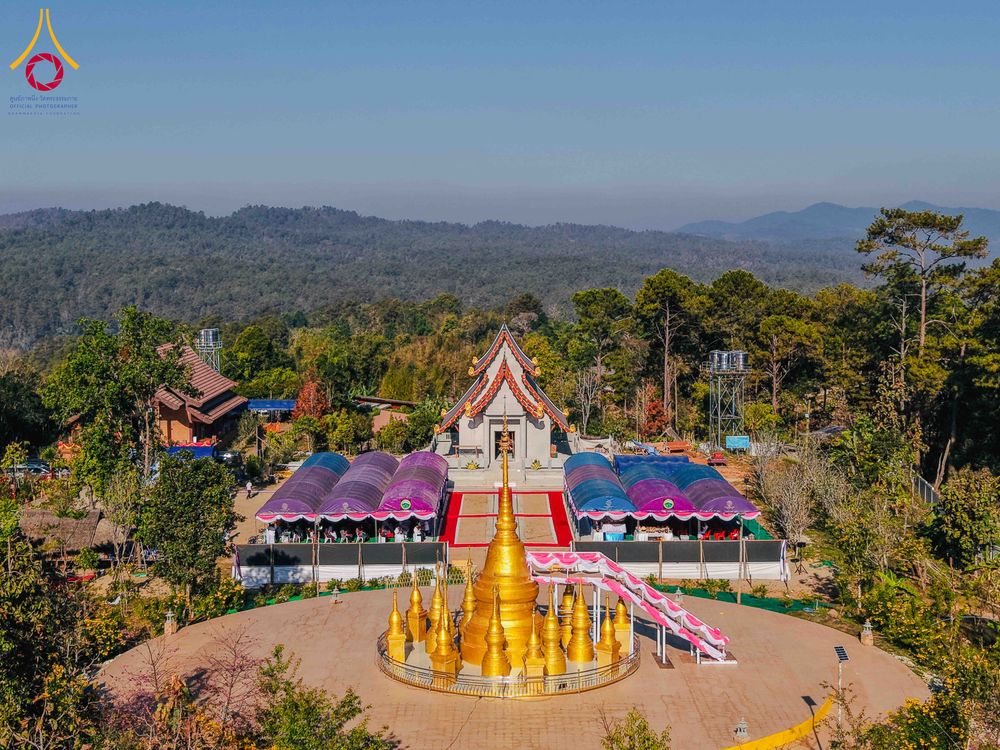 ภาพ No.309161:วันเสาร์ที่ 7 กุมภาพันธ์ พ.ศ.2569 พิธีบรรจุพระบรมสารีริกธาตุ ประดิษฐาน  ณ เจดีย์วัดทุ่งเจริญธรรม อ.อมก๋อย จ.เชียงใหม่