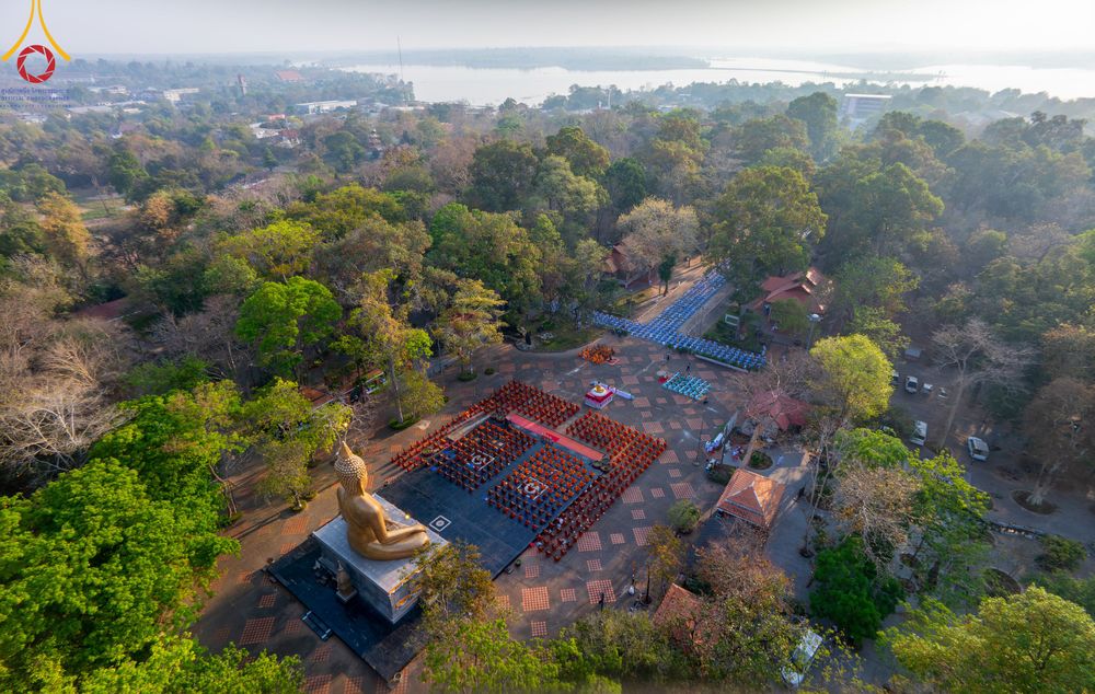 ภาพ No.310482:วันอาทิตย์ที่ 22 กุมภาพันธ์ พ.ศ. 2569 พิธีอัญเชิญพระประธาน “พระธรรมกาย” เพื่อไปประดิษฐาน ณ ธุดงเข้าสถานอำนาจเจริญ จังหวัดอำนาจเจริญ