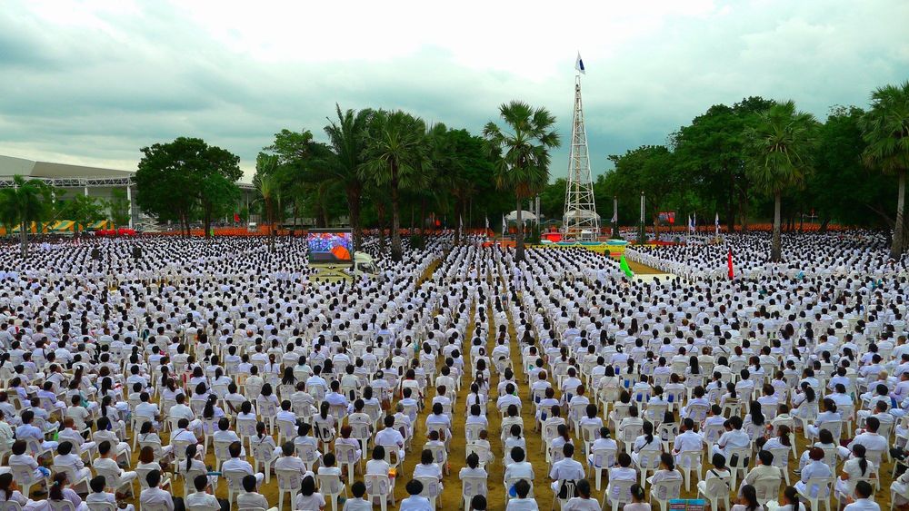 ภาพ No.3041:พิธีตอกเสาเข็มอาคารคุณยายอาจารย์ฯ “หนึ่งไม่มีสอง”