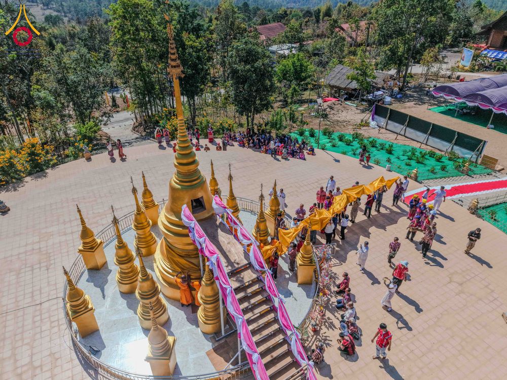 ภาพ No.309282:วันเสาร์ที่ 7 กุมภาพันธ์ พ.ศ.2569 พิธีบรรจุพระบรมสารีริกธาตุ ประดิษฐาน  ณ เจดีย์วัดทุ่งเจริญธรรม อ.อมก๋อย จ.เชียงใหม่