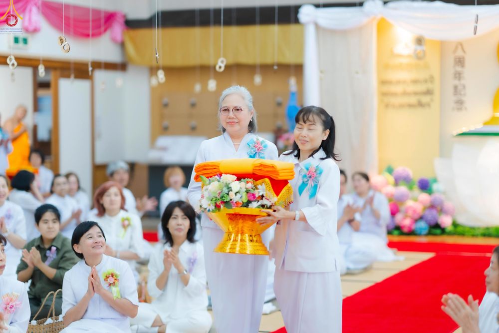 ภาพ No.335772:วันอาทิตย์ที่ 14 มิถุนายน พ.ศ. 2569 พิธีทอดผ้าป่าหล่อองค์พระเจดีย์​ "ส่วนพระเศียร" เพื่อสร้างสันติภาพโลก ครบรอบ 8 ปี วัดป่าธรรมกายนานาชาติโทชิหงิ