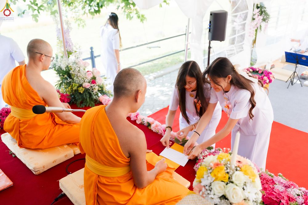 ภาพ No.286138:วันที่ 13 กรกฎาคม พ.ศ. 2568  พิธีทอดผ้าป่าฉลอง 13 ปี  วัดพระธรรมกายสวิตเซอร์แลนด์