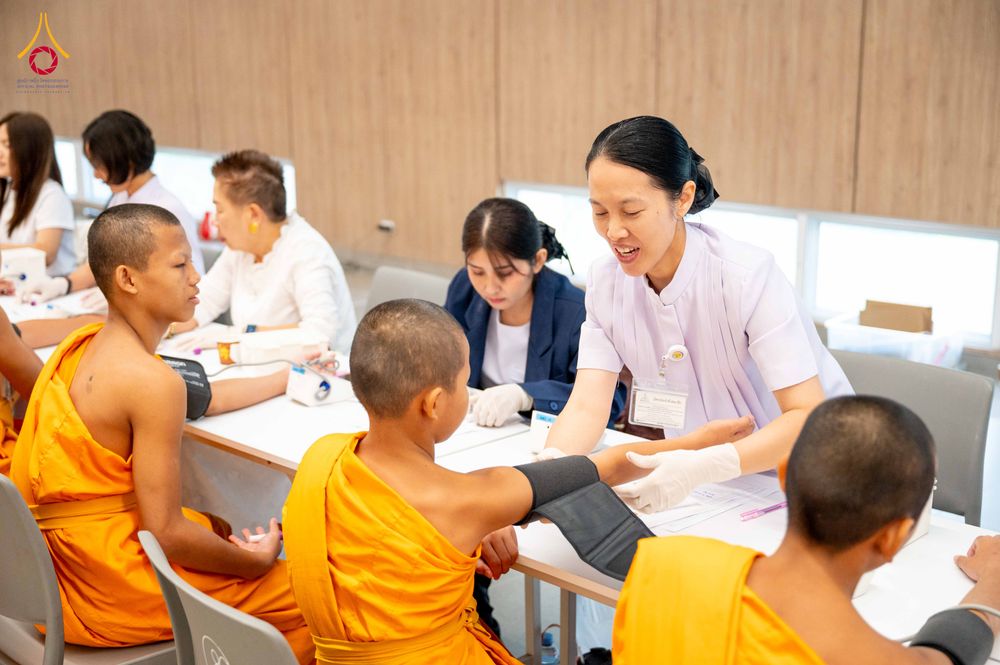 ภาพ No.342612:วันที่ 8 สิงหาคม พ.ศ. 2569  ตรวจสุขภาพประจำปีสามเณร ณ วัดพระธรรมกาย ปทุมธานี