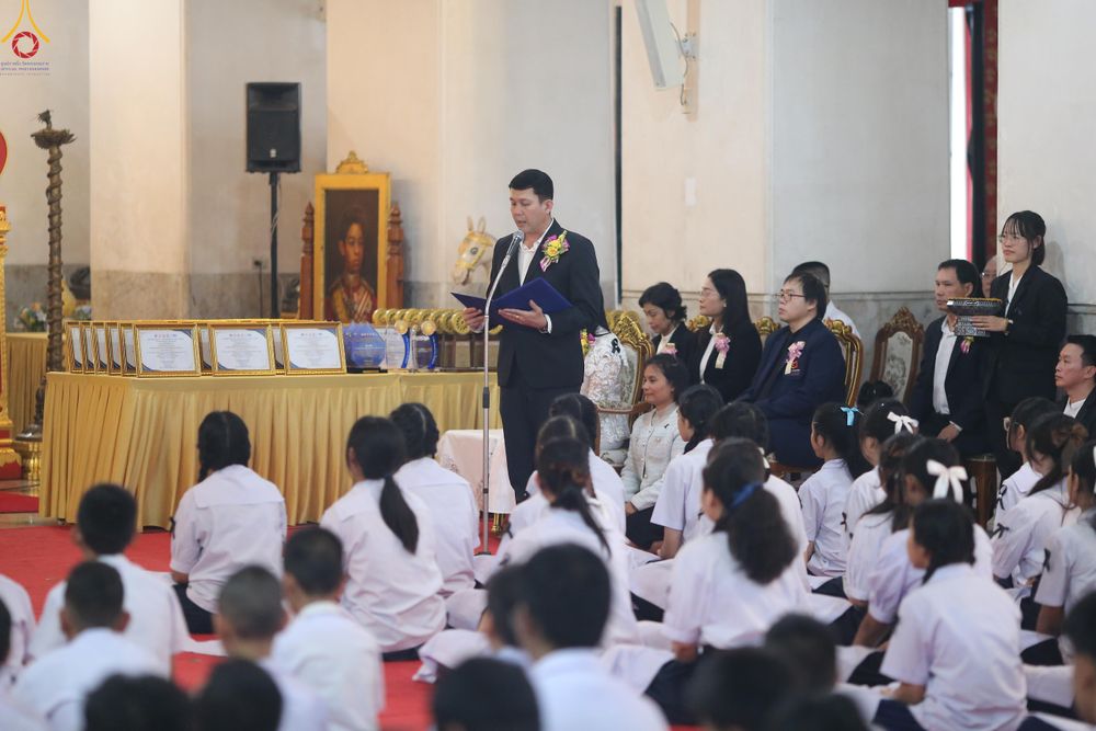 ภาพ No.289038:วันพุธที่ 17 ธันวาคม พ.ศ.2568 กิจกรรมเยาวชนไทยรวมใจทำความดี "เด็กดีมหานคร ต้นแบบด้านศีลธรรม" แข่งขันสอบตอบปัญหาศีลธรรมในพระพุทธศาสนา ครั้งที่ 7 และวันรวมพลังเด็กดี V-Star ประจำปี 2568 ณ วัดมหาธาตุยุวราชรังสฤษฎิ์ราชวรมหาวิหาร กรุงเทพมหานคร