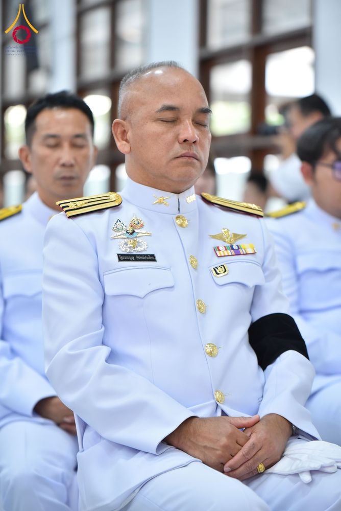 ภาพ No.280694:วันศุกร์ที่ 12 ธันวาคม พ.ศ.2568 พิธีบำเพ็ญกุศลปัญญาสมวาร (50 วัน) อุทิศถวายพระราชกุศลแด่ “พระพันปีหลวง” ณ วัดพระธรรมกาย