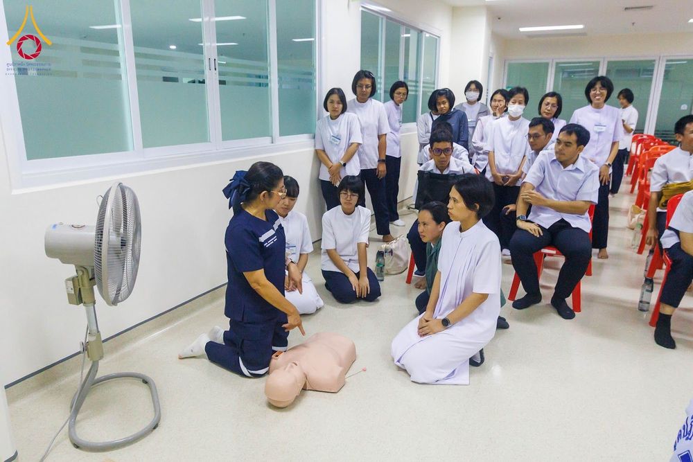 ภาพ No.346203:วันศุกร์ที่ 28 สิงหาคม พ.ศ 2569  บุคลากรใหม่รุ่นที่ 29 เยี่ยมชมศูนย์การแพทย์บุญรักษา ณ วัดพระธรรมกาย