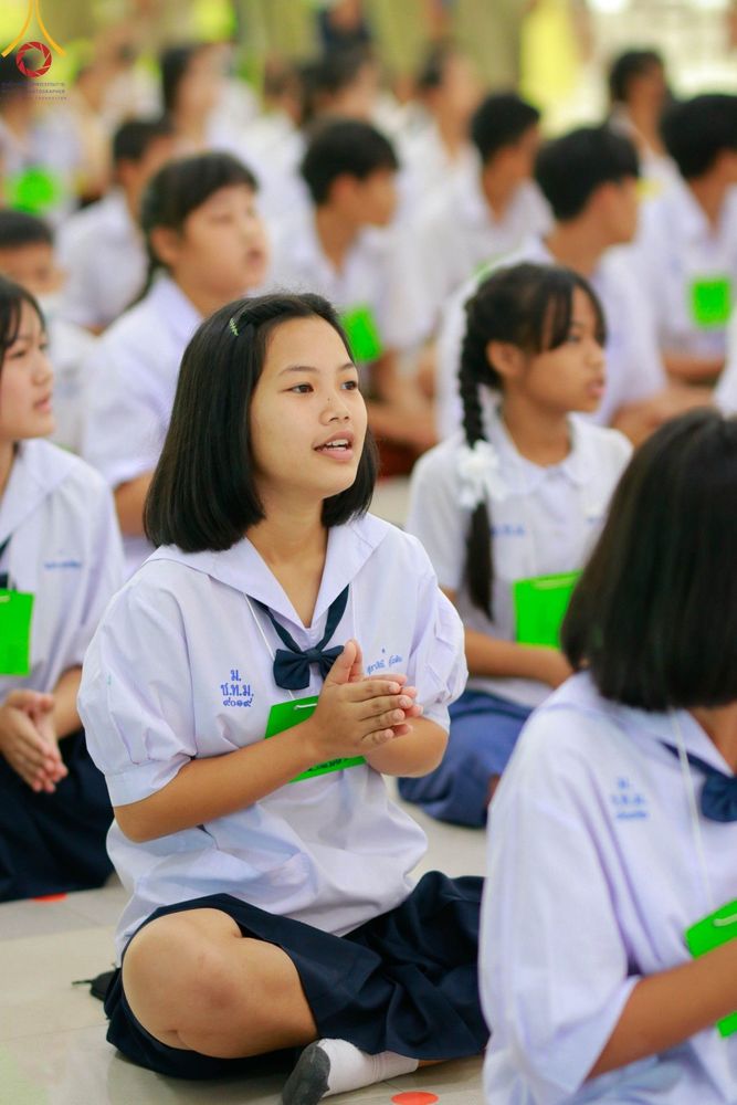 ภาพ No.102854:วันรวมพลังเด็กดี V-Star ผู้นำฟื้นฟูศีลธรรมโลก จังหวัดระยอง ณ ศูนย์ปฏิบัติธรรมจังหวัดระยอง (บ้านช่องลม) ต.บางบุตร อ.บ้านค่าย จ.ระยอง วันที่ 17 ธันวาคม พ.ศ. 2566