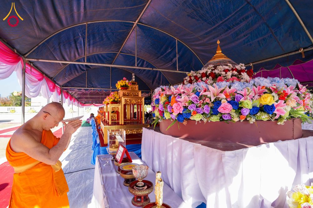 ภาพ No.309163:วันเสาร์ที่ 7 กุมภาพันธ์ พ.ศ.2569 พิธีบรรจุพระบรมสารีริกธาตุ ประดิษฐาน  ณ เจดีย์วัดทุ่งเจริญธรรม อ.อมก๋อย จ.เชียงใหม่