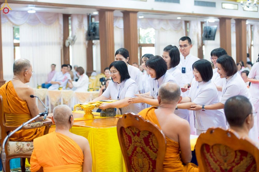 ภาพ No.235051:วันเสาร์ที่ 26 กรกฎาคม พ.ศ. 2568 พิธีทอดผ้าป่าบูรณปฏิสังขรณ์ วัดสามพระยาวรวิหาร ณ ศาลาอบรมสงฆ์ วัดสามพระยาวรวิหาร เขตพระนคร กรุงเทพมหานครฯ