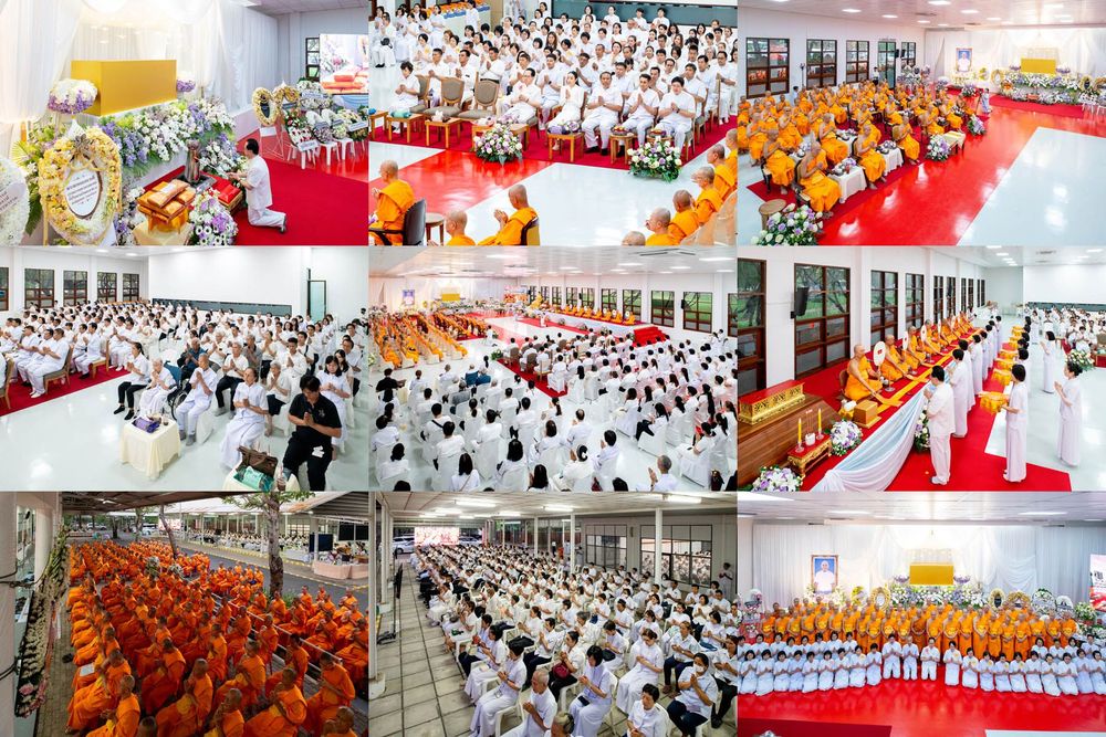 ภาพ No.315314:วันอังคารที่ 24 มีนาคม พ.ศ. 2569 พิธีบำเพ็ญกุศล คุณพ่อณรงค์ จินตมากุล  สิริอายุ 99 ปี 11 เดือน โยมบิดา พระครูปลัดรัตนวีรวัฒน์ (รังสฤษดิ์ อิทฺธิจินตโก) ที่ปรึกษาเจ้าคณะจังหวัดปทุมธานี เจ้าอาวาสวัดพระธรรมกาย  ณ ห้องปลูกศรัทธา 2 วัดพระธรรมกาย ปทุมธานี