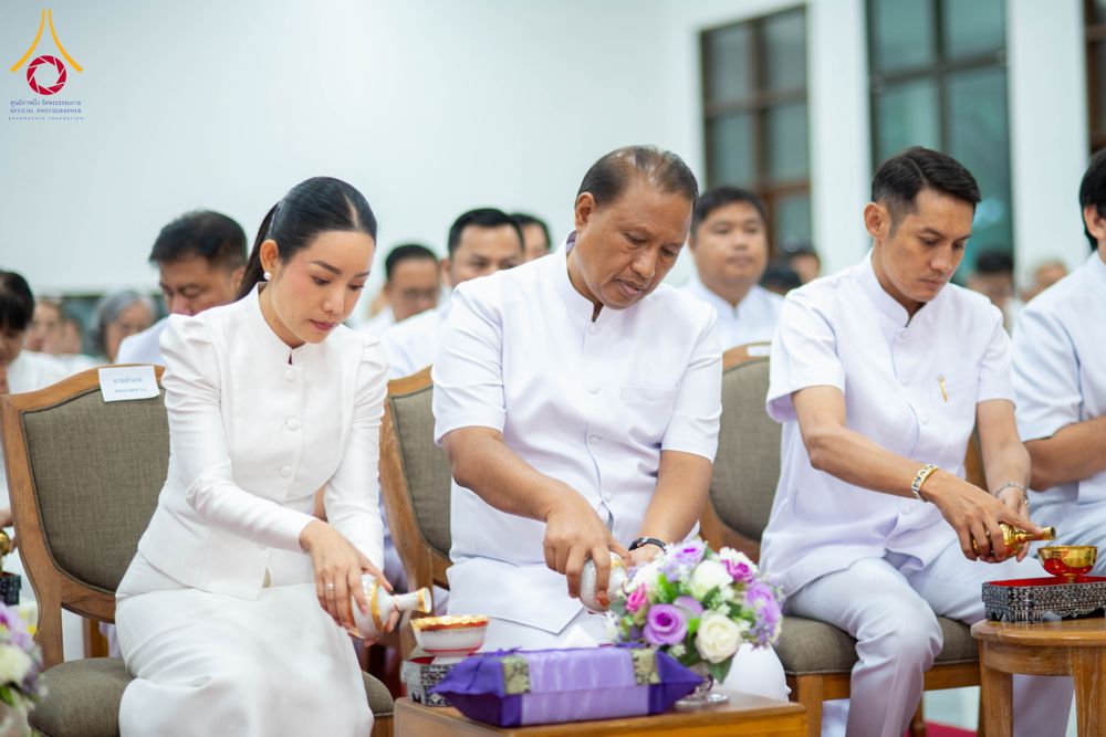 ภาพ No.315367:วันอังคารที่ 24 มีนาคม พ.ศ. 2569 พิธีบำเพ็ญกุศล คุณพ่อณรงค์ จินตมากุล  สิริอายุ 99 ปี 11 เดือน โยมบิดา พระครูปลัดรัตนวีรวัฒน์ (รังสฤษดิ์ อิทฺธิจินตโก) ที่ปรึกษาเจ้าคณะจังหวัดปทุมธานี เจ้าอาวาสวัดพระธรรมกาย  ณ ห้องปลูกศรัทธา 2 วัดพระธรรมกาย ปทุมธานี