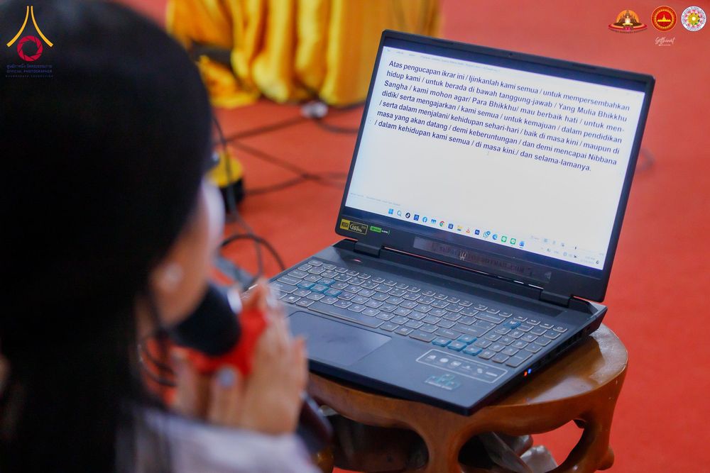 ภาพ No.284544:วันพุธที่ 17  ธันวาคม พ.ศ.2568  พิธีบวชอุบาสิกาแก้ว อินโดนีเซีย ณ ประเทศอินโดนีเซีย