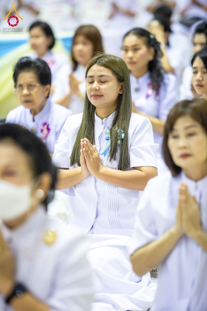 ภาพ No.134098:พิธีบูชาข้าวพระ  ในวันอาทิตย์ต้นเดือนที่ 7 เมษายน พ.ศ. 2567 ณ วัดพระธรรมกาย จ.ปทุมธานี