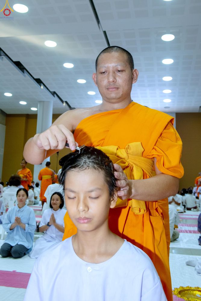 ภาพ No.316877:วันเสาร์ที่ 28 มีนาคม พ.ศ.2569 พิธีปลงผมนาคธรรมทายาท โครงการสามเณรยุวธรรมทายาท รุ่นที่ 34 โครงการสามเณรมัชฌิมธรรมทายาท รุ่นที่ 30 ณ มหารัตนวิหารคด 13 วัดพระธรรมกาย