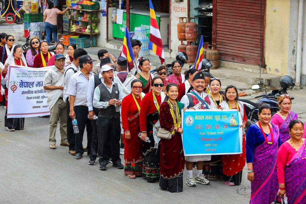 ภาพ No.317048:วันเสาร์ที่ 28 มีนาคม พ.ศ.2569 ธรรมยาตราจาริก ณ ซุ้มประตูลุมพินีเกต(Lumbini Gate) ประเทศเนปาล