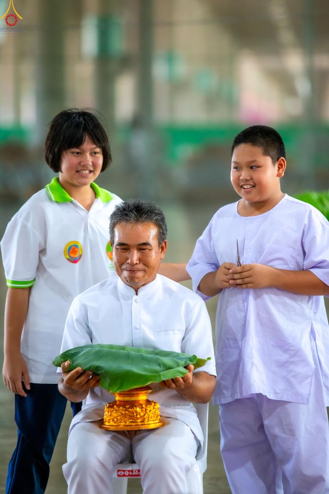 ภาพ No.333460:วันอาทิตย์ที่ 7 มิถุนายน พ.ศ.2569 พิธีตัดปอยผมและปลงผมนาคธรรมทายาท โครงการบรรพชาและอุปสมบทหมู่ธรรมทายาท รุ่นผู้บริหาร รุ่นที่ 16 ณ วิหารคด 11 วัดพระธรรมกาย
