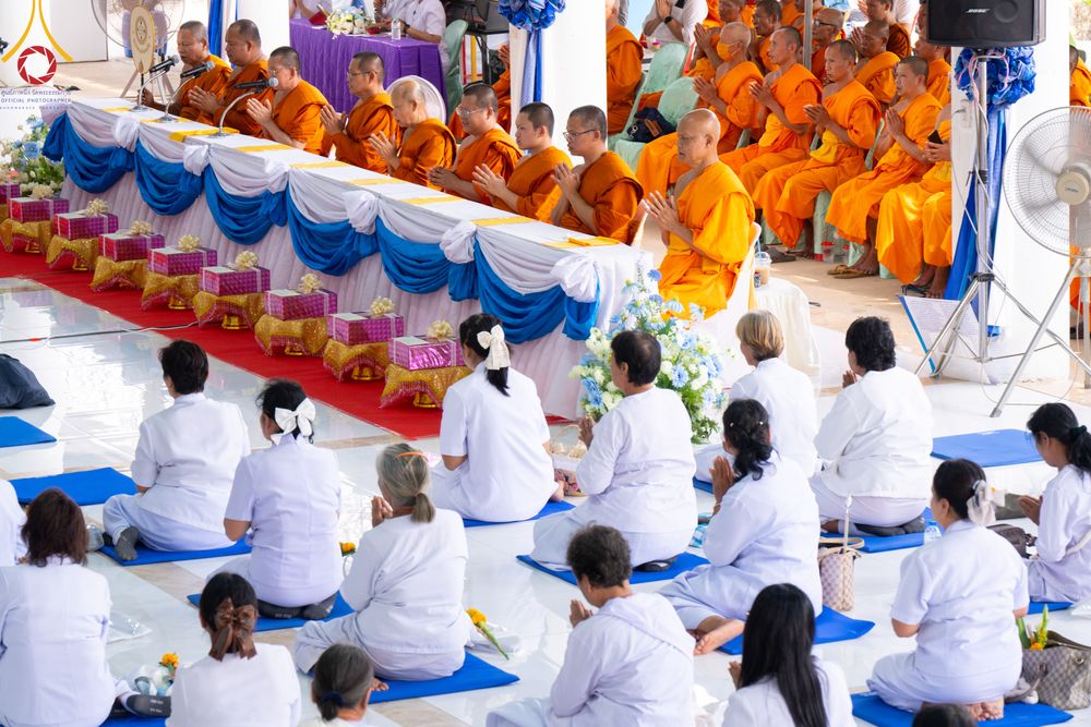 ภาพ No.311003:วันอาทิตย์ที่ 22 กุมภาพันธ์ พ.ศ. 2569 พิธีประดิษฐานพระประธาน “พระธรรมกาย” ณ ธุดงคสถานอำนาจเจริญ จังหวัดอำนาจเจริญ