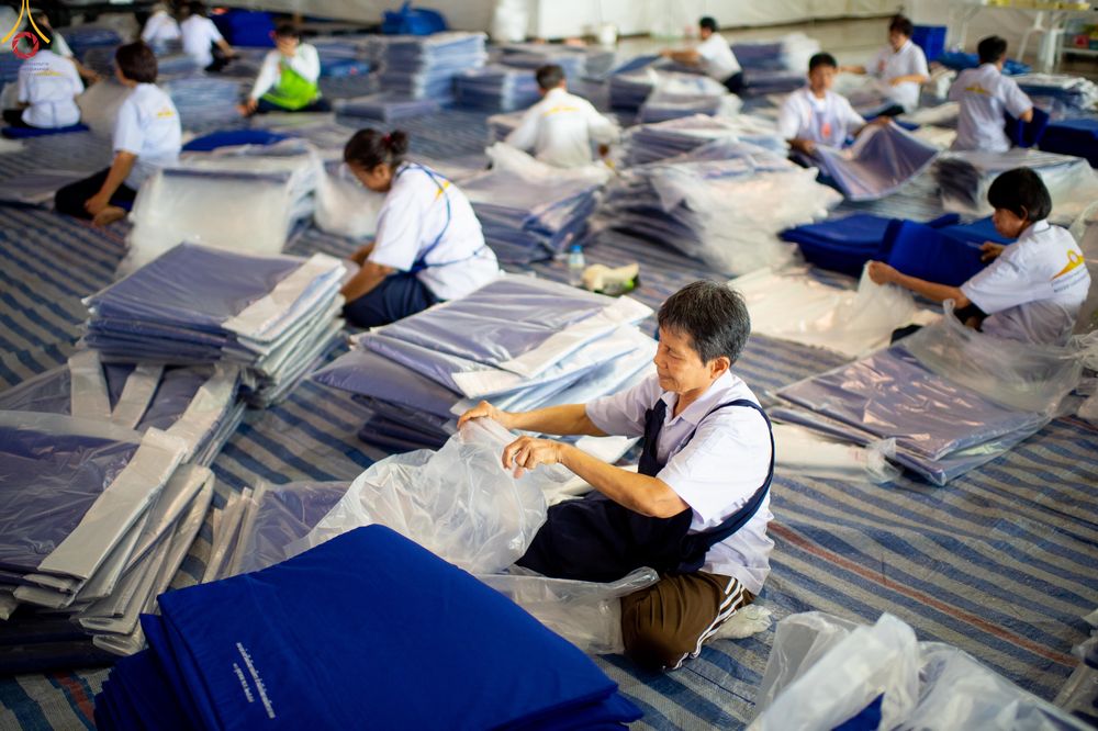 ภาพ No.320604:วันที่ 10 เมษายน พ.ศ.2569 การเตรียมกล่องไทยธรรม เพื่องานถวายมหาสังฆทาน 40,000 กว่าวัดทั่วประเทศ วันคุ้มครองโลก 22 เมษายน พ.ศ.2569 วัดพระธรรมกาย