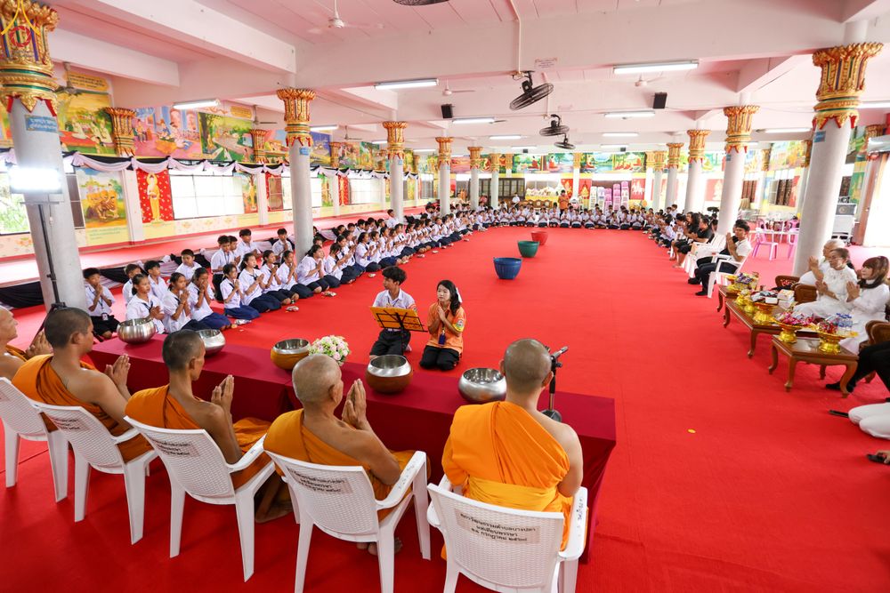 ภาพ No.338504:วันที่ 2-3 กรกฎาคม พ.ศ.2569 โครงการอบรมคุณธรรม จริยธรรมและความดีสากล ประจำปีการศึกษา2569 นักเรียนกว่า 150 คน  ณ วัดราษฎร์บูรณะ (วัดบางปลา) ต.บางปลา อ.บางพลี จ.สมุทรปราการ