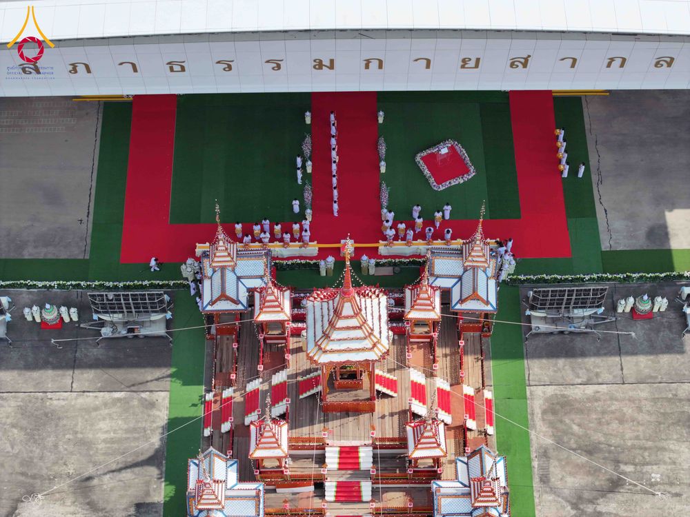 ภาพ No.316567:วันอาทิตย์ที่ 29 มีนาคม พ.ศ. 2569 พิธีทอดผ้าบังสุกุลและพิธีชำระร่าง โยมพ่อณรงค์ จินตมากุล  สิริอายุ 99 ปี 11 เดือน โยมบิดา พระครูปลัดรัตนวีรวัฒน์ (รังสฤษดิ์ อิทฺธิจินตโก) ที่ปรึกษาเจ้าคณะจังหวัดปทุมธานี เจ้าอาวาสวัดพระธรรมกาย  ณ ฌาปนสถานชั่วคราว ทางเข้า 