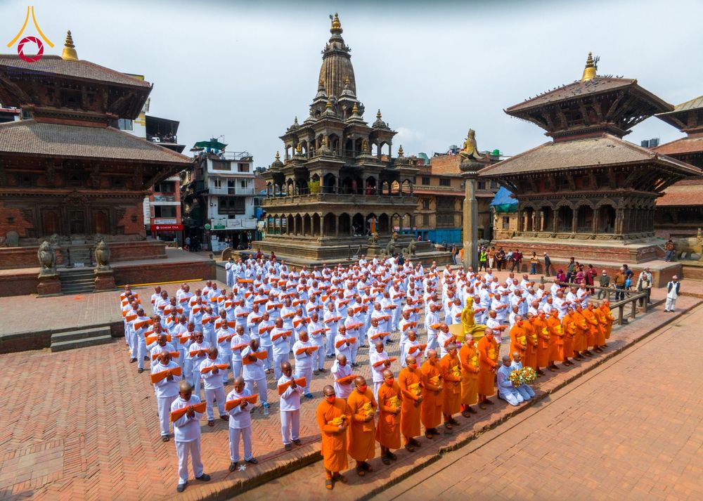 ภาพ No.129944:พิธีตัดปอยผมและแห่นาคธรรมทายาท ในโครงการบรรพชา 1,250 รูป ณ แดนประสูติ สวนลุมพินี ประเทศเนปาล วันที่ 2 มีนาคม พ.ศ. 2567