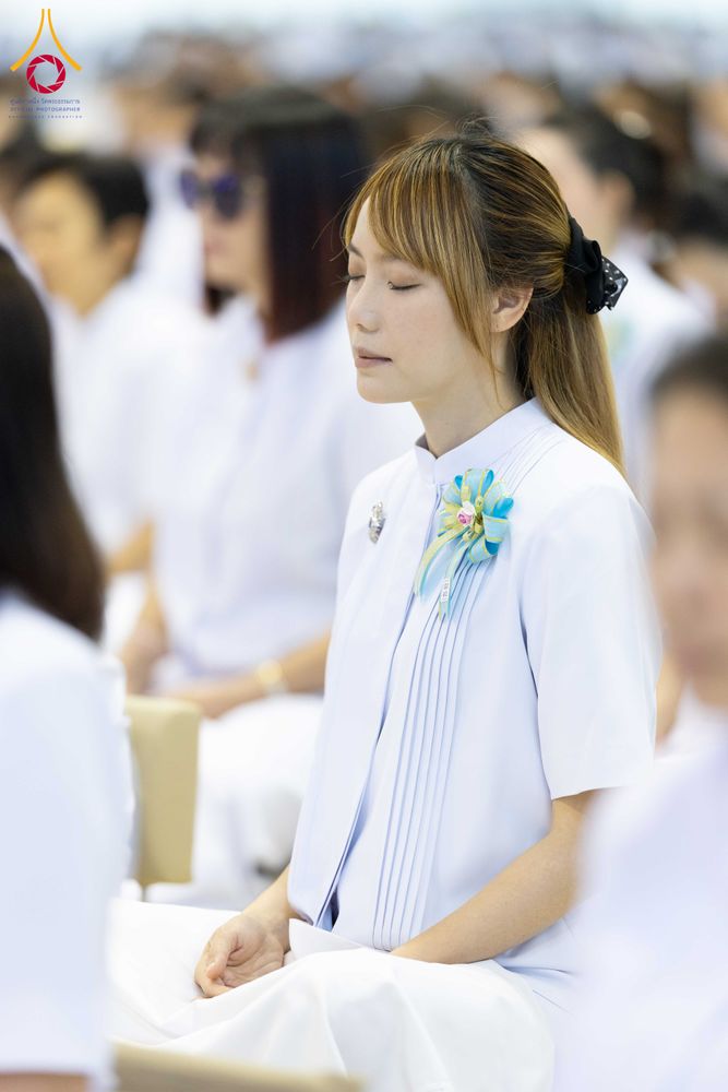 ภาพ No.318353:วันอาทิตย์ต้นเดือนที่ 5 เมษายน พ.ศ.2569 พิธีบูชาข้าวพระ ณ สภาธรรมกายสากล วัดพระธรรมกาย