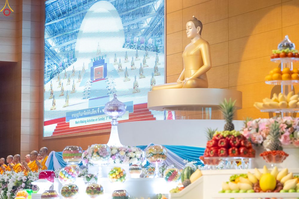 ภาพ No.328078:วันอาทิตย์ต้นเดือนที่ 3 พฤษภาคม พ.ศ.2569 พิธีบูชาข้าวพระ ณ วัดพระธรรมกาย