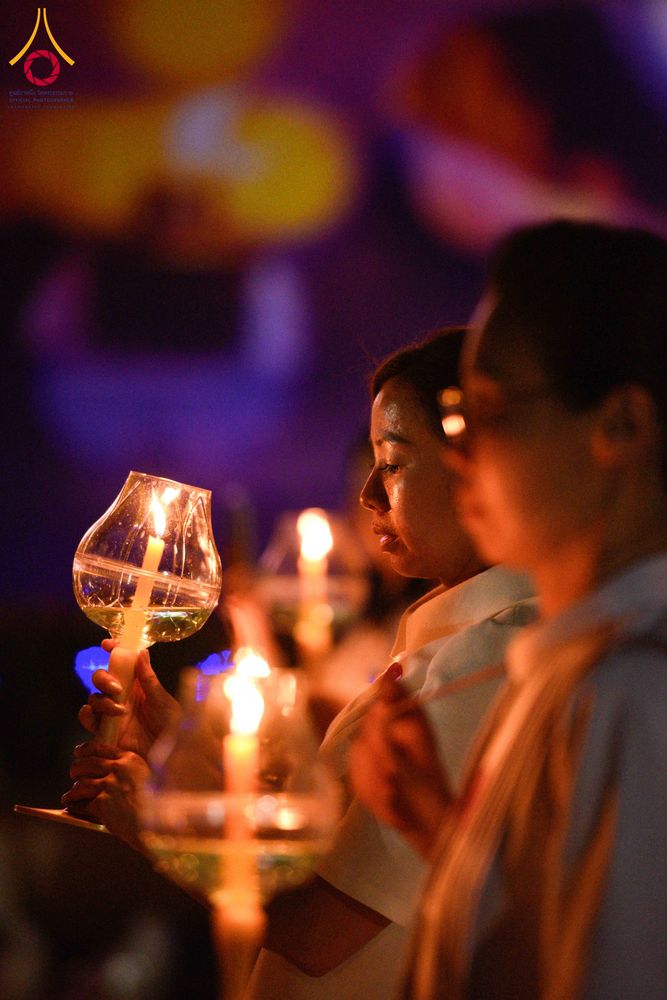 ภาพ No.312265:วันอังคารที่ 3 มีนาคม พ.ศ.2569 พิธีเวียนประทักษิณและจุดมาฆประทีป (ภาพชุดที่ 2) ณ ลานธรรมพระมหาธรรมกายเจดีย์ วัดพระธรรมกาย