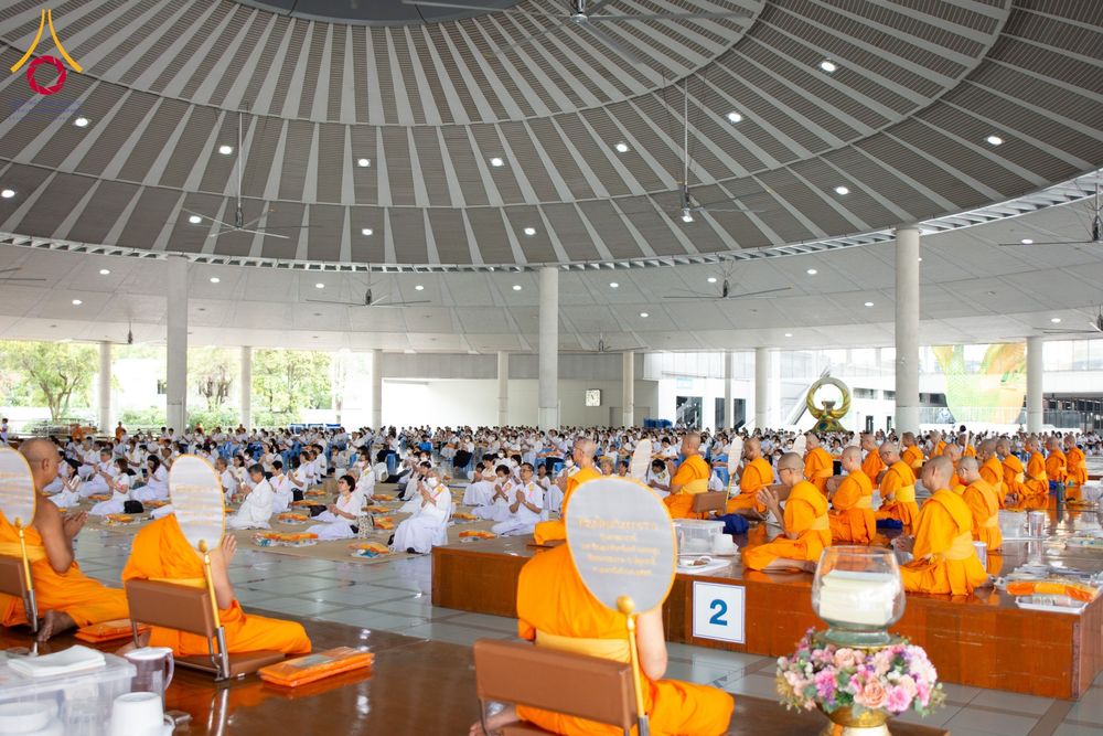 ภาพ No.129526:พิธีบุพเปตพลี ครั้งที่ 147 อุทิศบุญแด่หมู่ญาติที่ล่วงลับไปแล้ว และสืบทอดอายุพระพุทธศาสนา วันเสาร์ที่  9 มีนาคม พ.ศ. 2567 (วันพระแรม 8 ค่ำ เดือน 3) ณ หอฉันคุณยายอาจารย์ฯ วัดพระธรรมกาย จ.ปทุมธานี