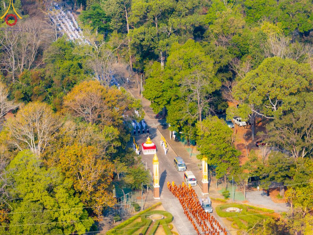 ภาพ No.310505:วันอาทิตย์ที่ 22 กุมภาพันธ์ พ.ศ. 2569 พิธีอัญเชิญพระประธาน “พระธรรมกาย” เพื่อไปประดิษฐาน ณ ธุดงเข้าสถานอำนาจเจริญ จังหวัดอำนาจเจริญ