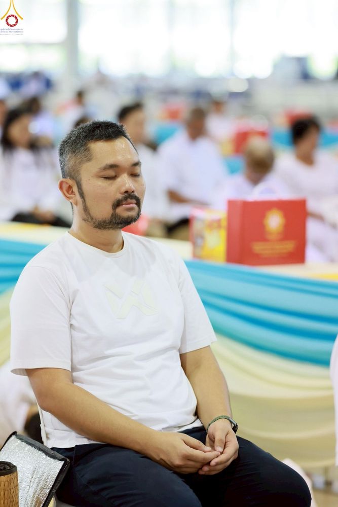 ภาพ No.236128:วันที่ 3 สิงหาคม พ.ศ. 2568 พิธีบูชาข้าวพระ ณ สภาธรรมกายสากล วัดพระธรรมกาย