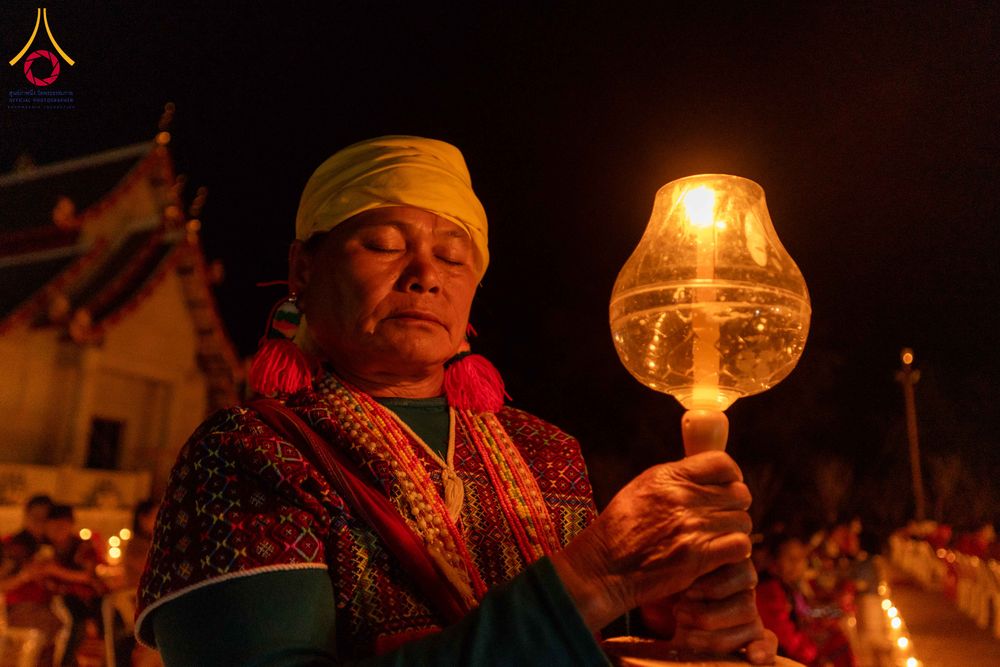 ภาพ No.309114:วันศุกร์ที่ 6 กุมภาพันธ์ พ.ศ.2569 พิธีจุดประทีปโคมลาน ปล่อยโคมลอยถวายเป็นพุทธบูชา  ณ ลานธรรมเจดีย์วัดทุ่งเจริญธรรม อ.อมก๋อย จ.เชียงใหม่