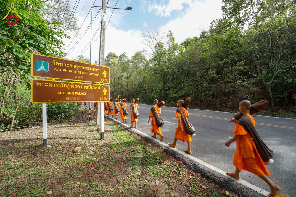 ภาพ No.329144:วันเสาร์ที่ 16 พฤษภาคม พ.ศ.2569 ธรรมยาตรา เดินดูดวงขึ้นดอยฉลองแชมป์บาลี วัดบ้านขุน อำเภอฮอด จังหวัดเชียงใหม่
