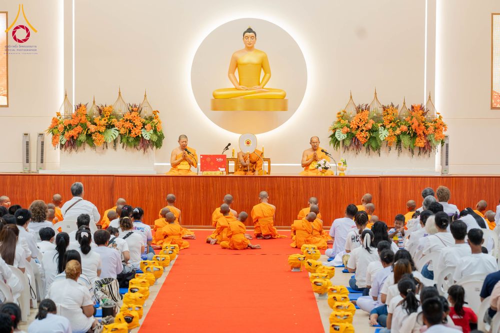 ภาพ No.318704:วันที่ 29 มีนาคม พ.ศ. 2569 พิธีเวียนประทักษิณ มอบผ้าไตร บรรพชาสามเณร  ณ ศูนย์อบรมเยาวชนกาญบุรี