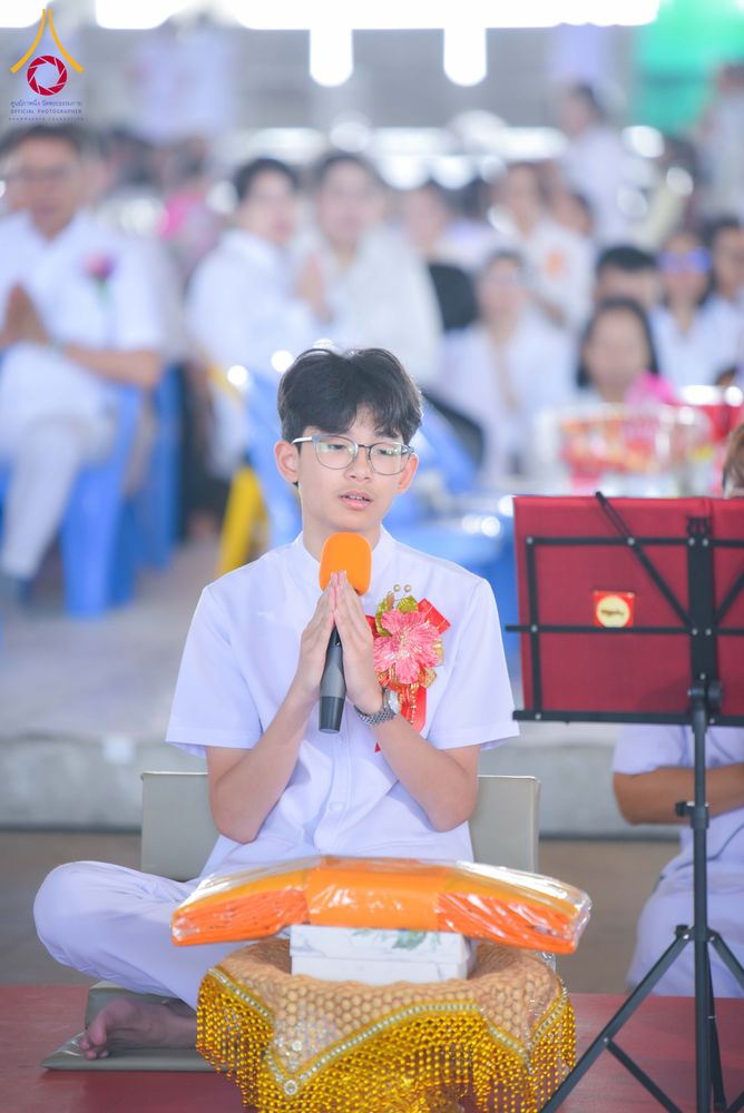 ภาพ No.320726:วันที่ 11 เมษายน พ.ศ.2569 พิธีตักบาตรฉลองสามเณรใหม่ โครงการบรรพชาสามเณรกล้าตะวัน ณ มหารัตนวิหาคด คอร์ 25 ชั้น 2 วัดพระธรรมกาย