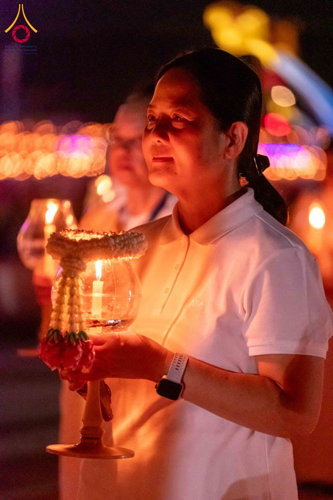 ภาพ No.312341:วันอังคารที่ 3 มีนาคม พ.ศ.2569 พิธีเวียนประทักษิณและจุดมาฆประทีป (ภาพชุดที่ 2) ณ ลานธรรมพระมหาธรรมกายเจดีย์ วัดพระธรรมกาย