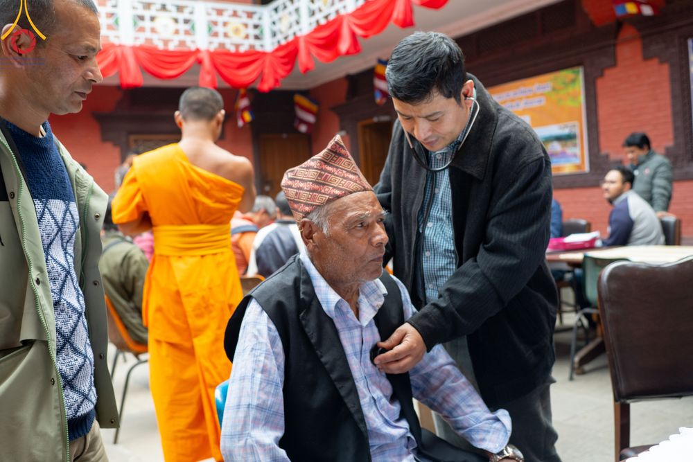 ภาพ No.313178:วันอังคารที่ 10 มีนาคม พ.ศ. 2569 ประมวลภาพบรรยากาศวันแรก โครงการบวชธรรมทายาท ประเทศเนปาล ณ วัดอเชศวร (Aksheswar Mahavihar )