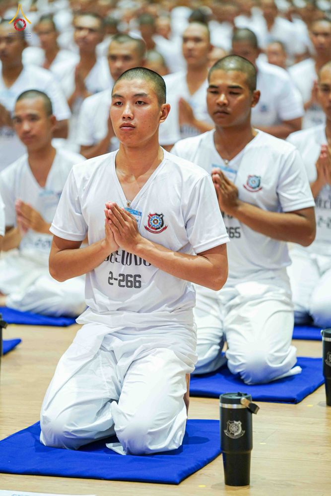 ภาพ No.340614:วันที่ 24-25 กรกฎาคม พ.ศ. 2569 โครงการพัฒนาคุณธรรม จริยธรรม สำหรับนักเรียนนายสิบตำรวจ (นสต.) รุ่นที่ 17 ศูนย์ฝึกอบรมตำรวจภูธรภาค 1 ได้จัดกิจกรรม WalkRally สวดมนต์นั่งสมาธิ และฟังธรรมจากพระอาจารย์ ณ ศูนย์ปฏิบัติธรรมเวิล์ดพีช วัลเล่ย์ (World Peace Valley) 