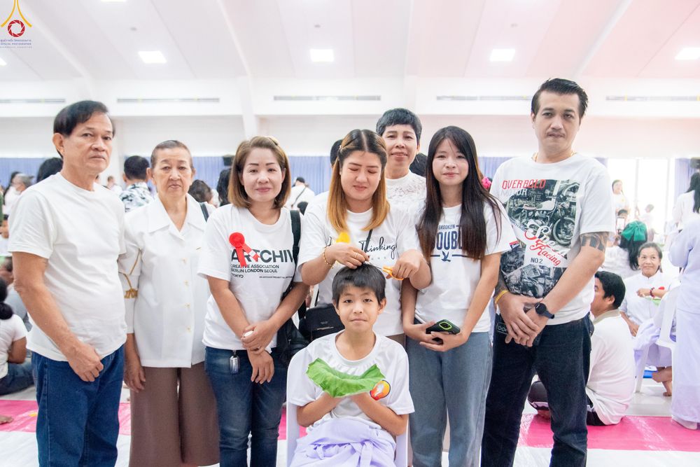 ภาพ No.320086:วันเสาร์ที่ 4 เมษายน 2569 พิธีตัดปอยผม ขอขมาผู้ปกครอง  มอบบาตร-ผ้าไตร และพิธีบรรพชาสามเณร 87 รูป  ณ ศูนย์ปฏิบัติธรรมระยอง(บ้านช่องลม)  ต.บางบุตร อ.บ้านค่าย จ.ระยอง