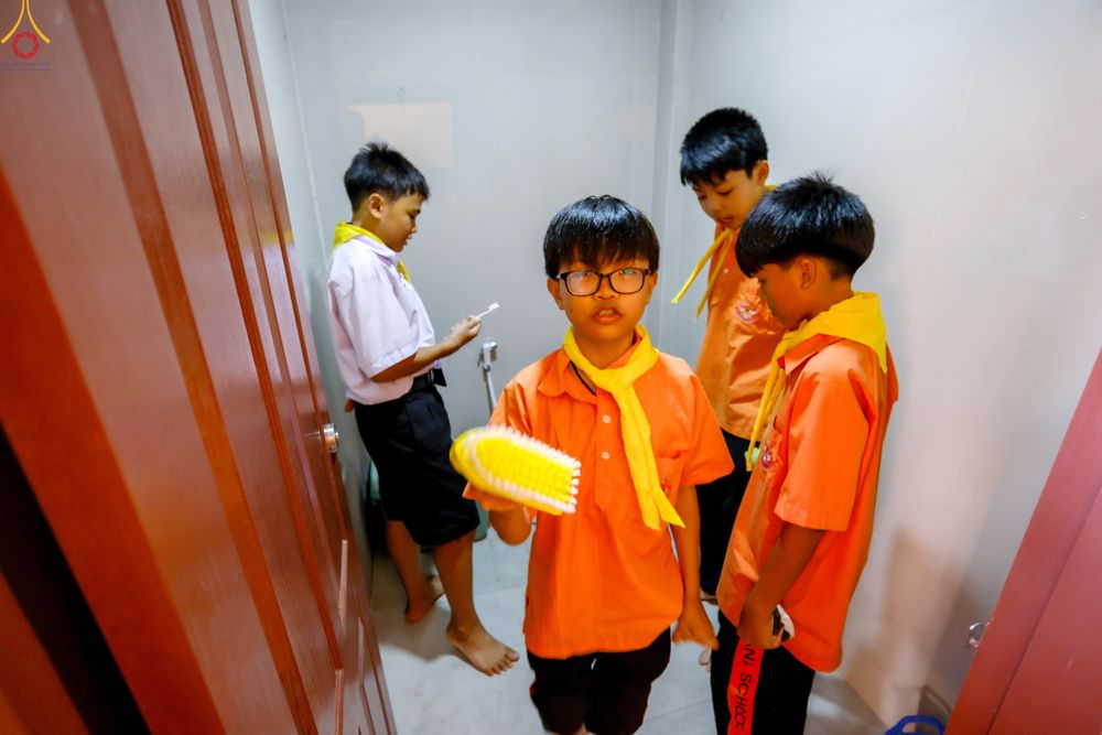 ภาพ No.338492:วันที่ 2-3 กรกฎาคม พ.ศ.2569 โครงการอบรมคุณธรรม จริยธรรมและความดีสากล ประจำปีการศึกษา2569 นักเรียนกว่า 150 คน  ณ วัดราษฎร์บูรณะ (วัดบางปลา) ต.บางปลา อ.บางพลี จ.สมุทรปราการ