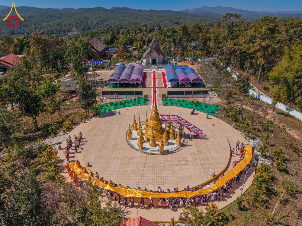 ภาพ No.309204:วันเสาร์ที่ 7 กุมภาพันธ์ พ.ศ.2569 พิธีบรรจุพระบรมสารีริกธาตุ ประดิษฐาน  ณ เจดีย์วัดทุ่งเจริญธรรม อ.อมก๋อย จ.เชียงใหม่